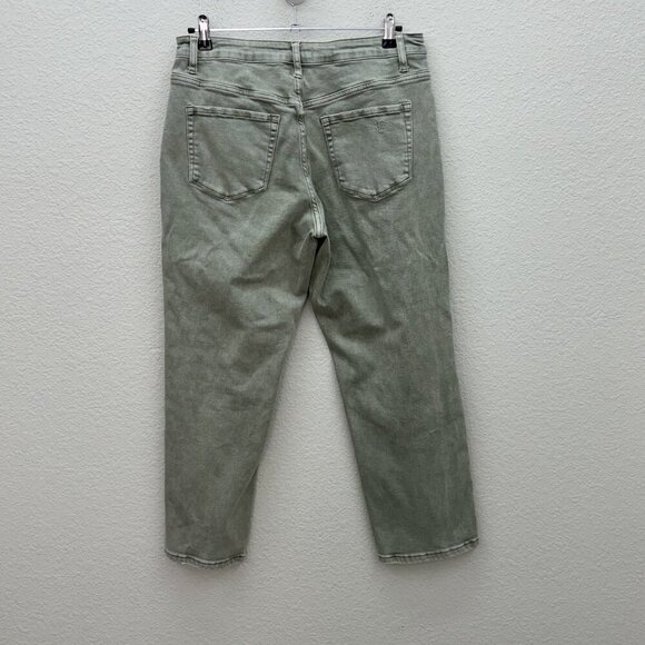 Vervet Green Distressed Destroyed Jeans Pants V3147 Womens size 31 - Picture 6 of 6